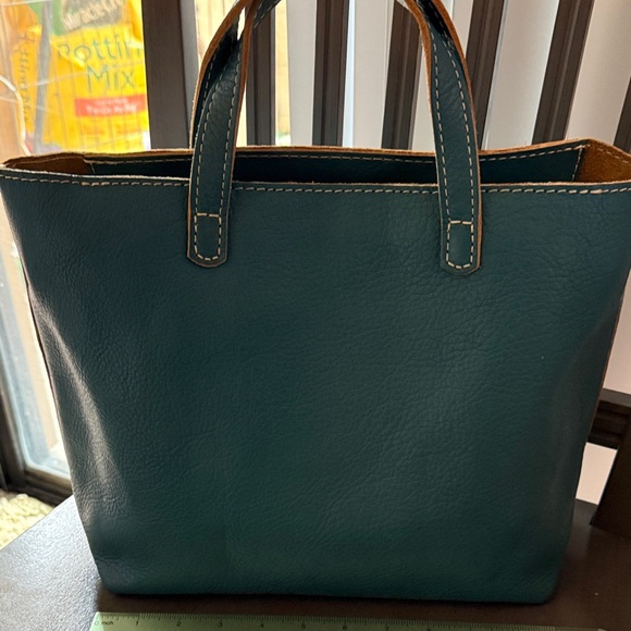NWOT - Turquoise - Medium Crossbody Tote, Portland Leather Goods - Picture 2 of 4